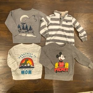 Toddler boy 2T sweatshirt lot